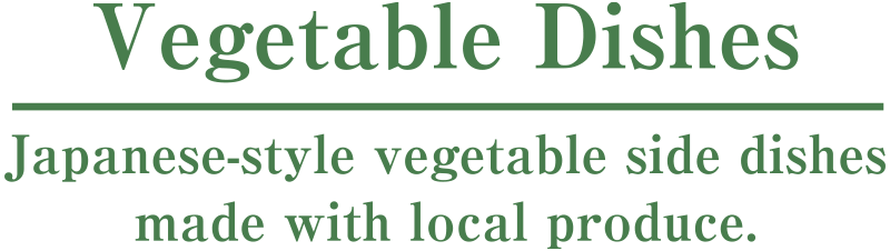 Vegetable Dishies